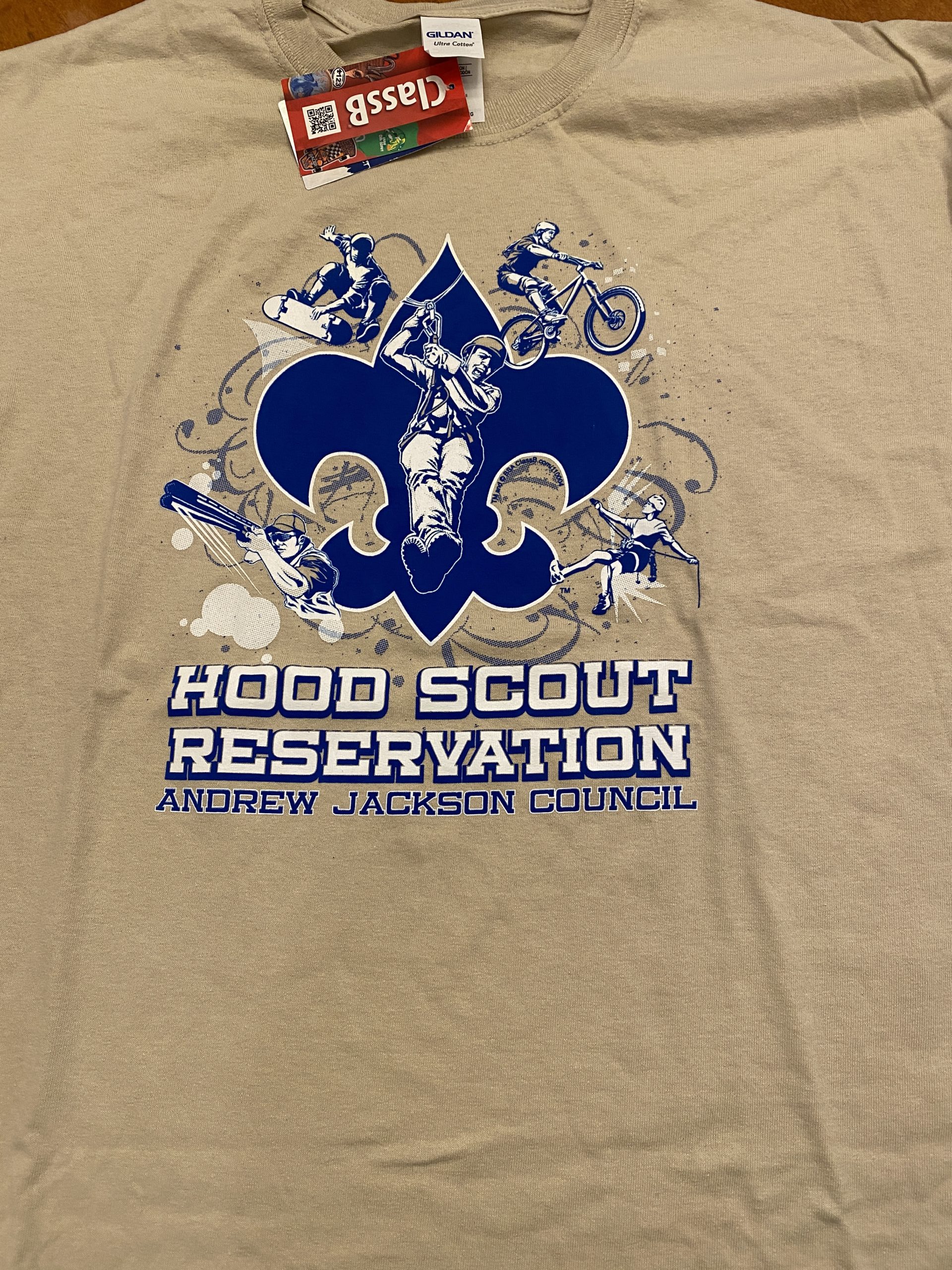 Hood Scout Reservation Tan/Blue - Adult XL