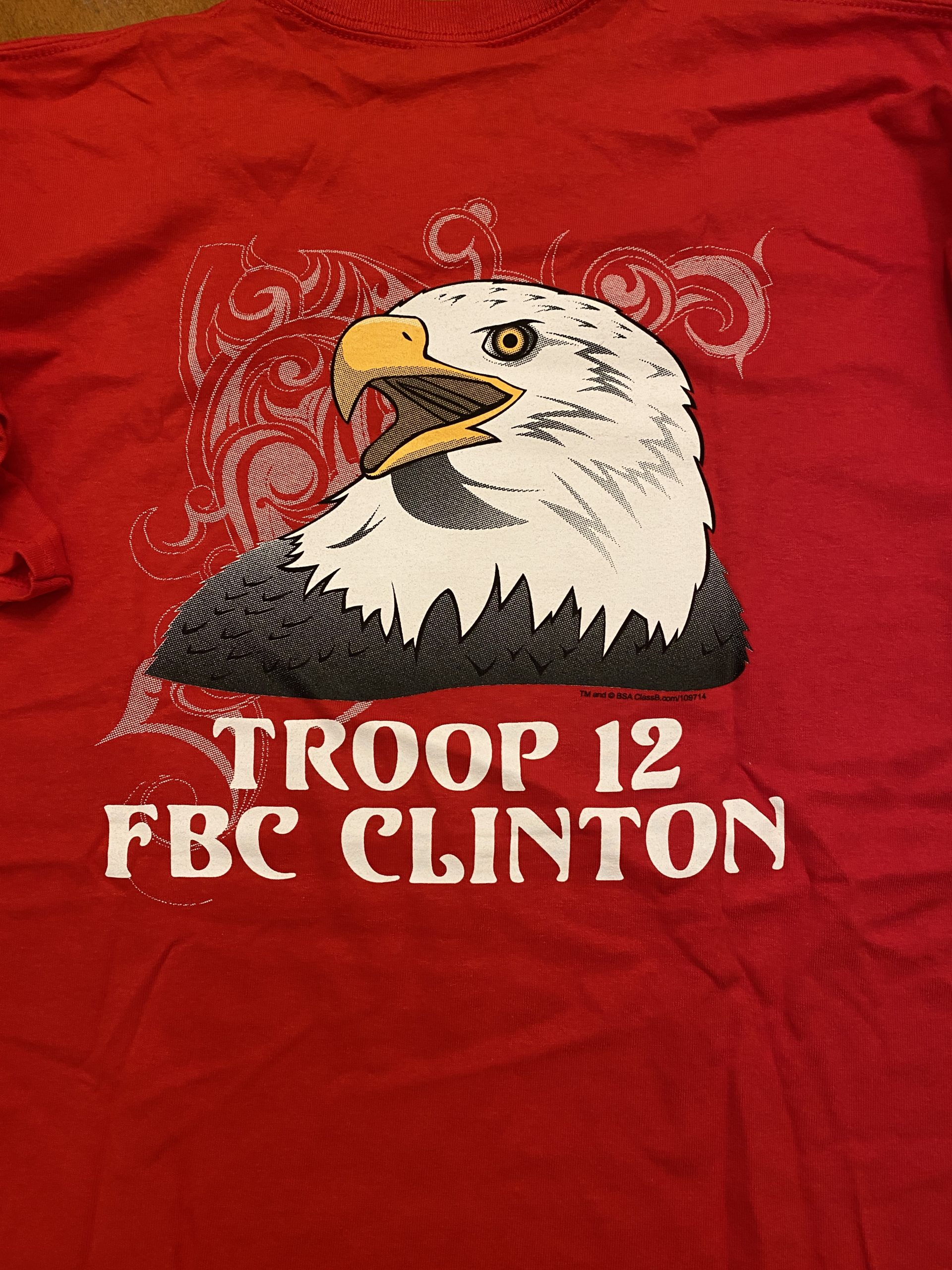 Original Troop 12 Eagle Red - Adult Large